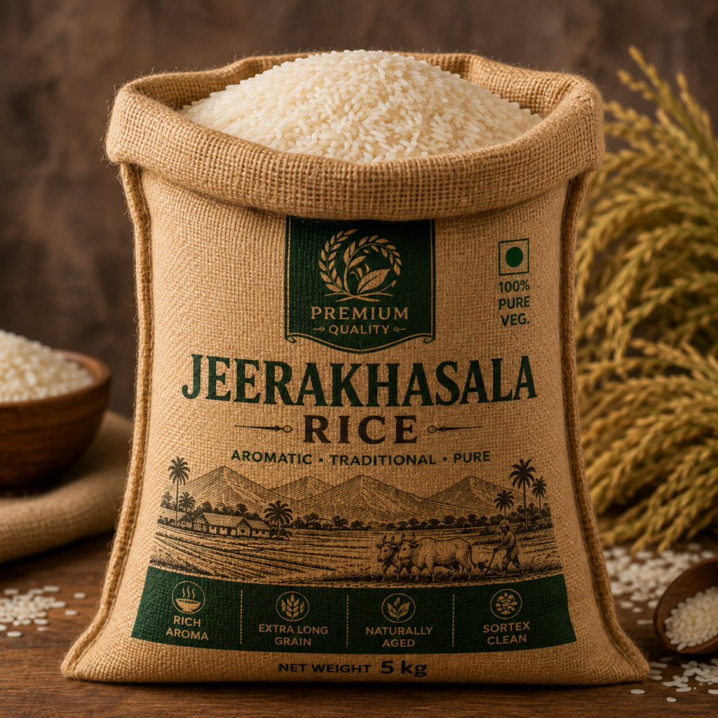 Jeerakhasala Rice (90 Pure – 10 Mixing)